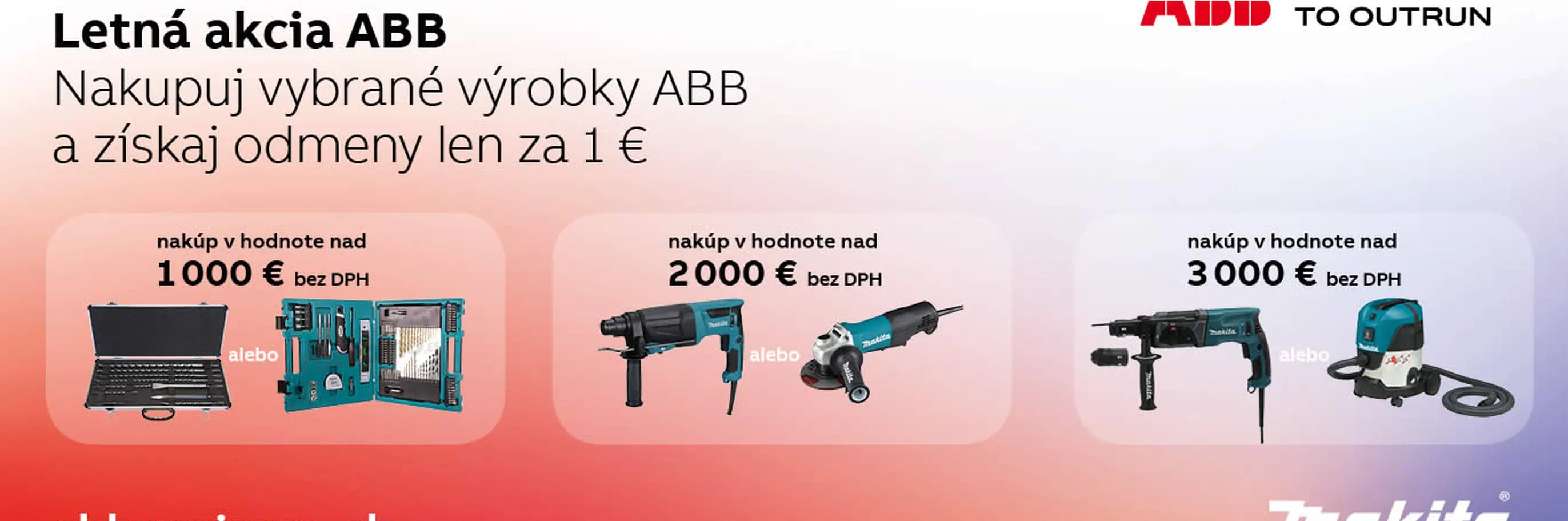 Letn&aacute; akcia ABB &ndash; Nakupuj a z&iacute;skaj odmeny!