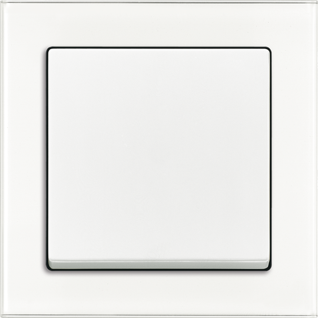 Busch-axcent studio bílá / bílé sklo: spínač / přepínač / ovladač