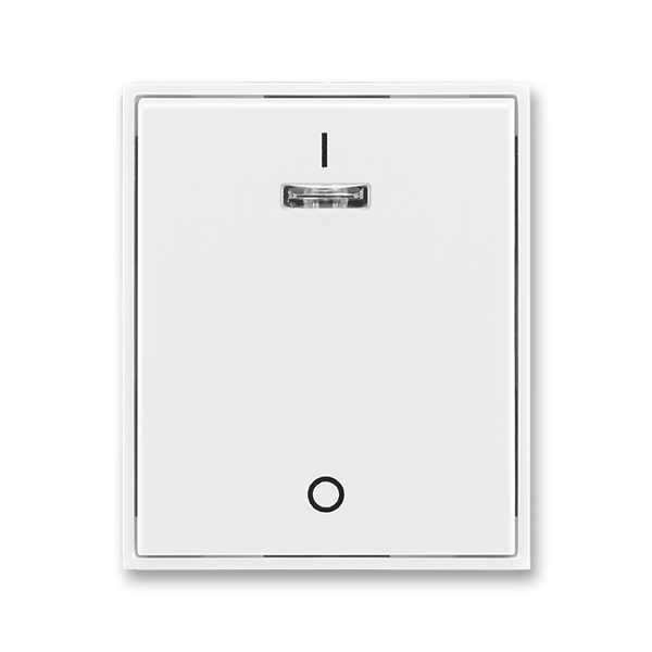 Kryt jednoduchý s potlačou, s čírym priezorom, Element®, Time®, biela / biela