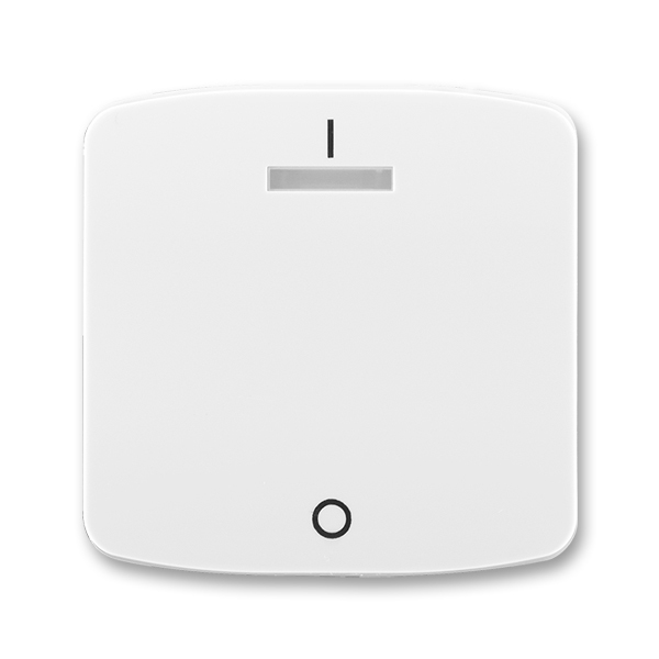 Kryt jednoduchý s potlačou, s čírym priezorom, Tango®, biela