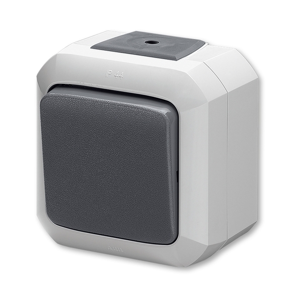 Prepínač striedavý IP 54, Variant+, šedá