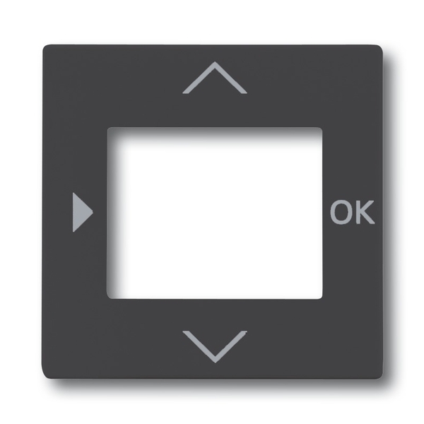 Kryt ovládača časovacieho alebo termostatu, s otvorom pre displej, Future® linear, Solo®, Solo® carat, antracitová