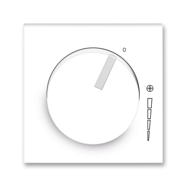 Kryt regulátora otáčiek, s upevňovacou maticou, Neo®, biela / ľadová biela