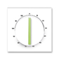 Kryt ovládača časového s otočným ovládačom, Neo®, biela / ľadová zelená
