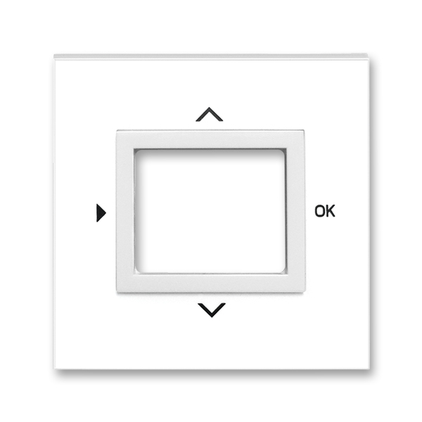 Kryt ovládača časovacieho, s otvorom pre displej, Neo®, biela / ľadová biela