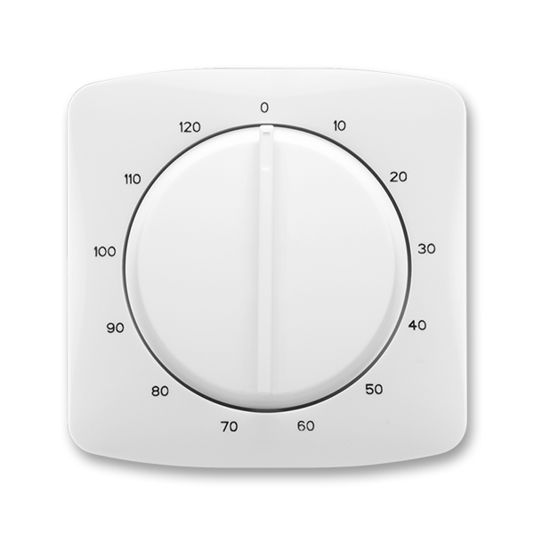 Kryt ovládača časového s otočným ovládačom, Tango®, biela