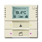 Snímač teploty s regulátorom a prvkom ovládacím 2- / 4 násobným, zapustený, Future® linear, Solo®, Solo® carat, slonová kosť