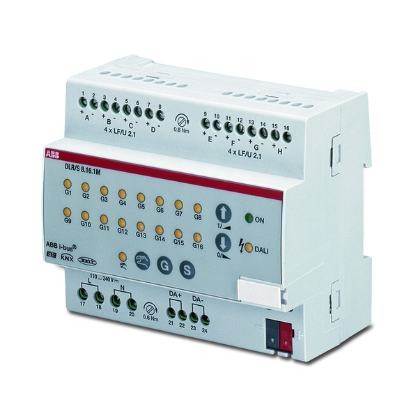 DALI kontrolér osvetlenia, digitálne