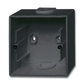Krabica prístrojová jednonásobná, nástenná, Future® linear, zamatová čierna