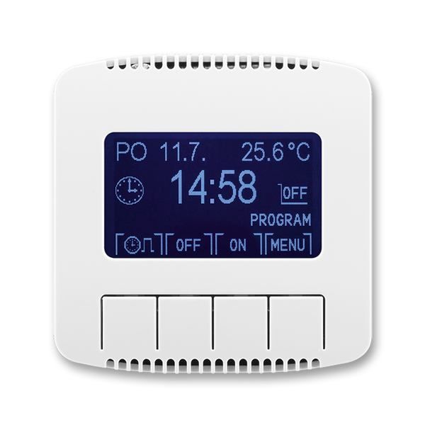 Hodiny spínacie programovateľné (ovládacia jednotka), Tango®, biela