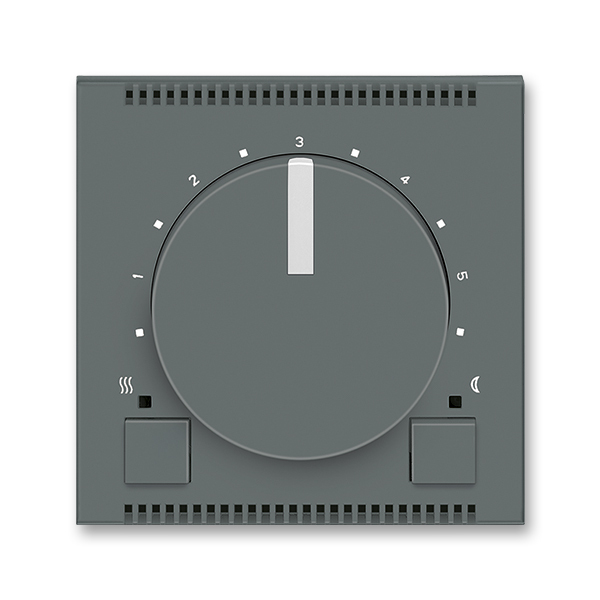 Termostat univerzálny otočný (ovládacia jednotka), Neo®, grafitová / ľadová biela