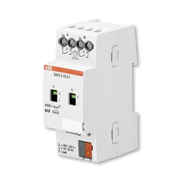 Člen akčný spínací 16 A, 2 násobný, radový, 2 násobný, 16 A