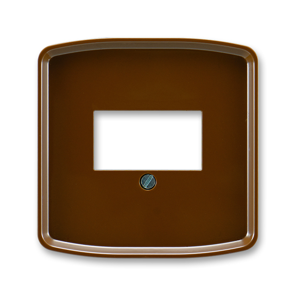 Kryt zásuvky komunikačnej priamej, Tango®, hnedá