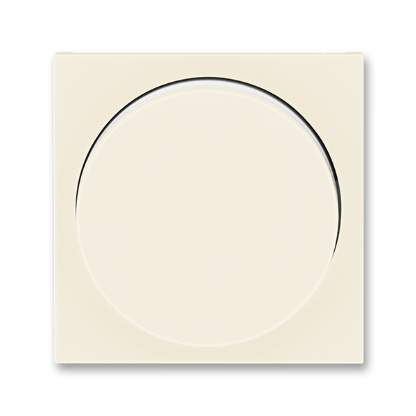 Kryt stmievača s otočným ovládačom, s upevňovacou maticou, Levit®, slonová kosť / biela