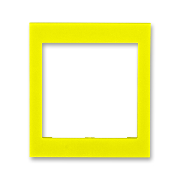 Kryt rámečku s otvorom 55x55, stredný, Levit®, žltá
