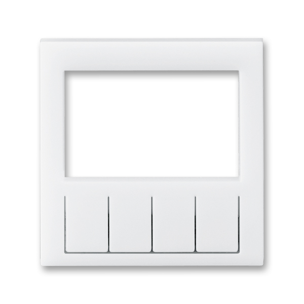 Diel výmenný pre kryt termostatu alebo hodin spínacích, Levit®, biela