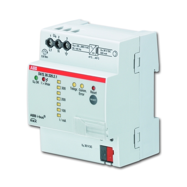 Zdroj napájací s diagnostikou 320 mA, SELV, radový, s tlmivkou, 320 mA