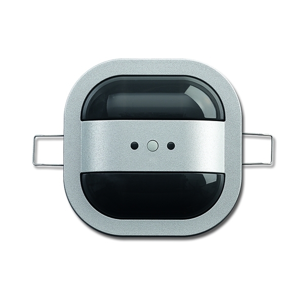 Snímač prítomnosti Busch-Präsenz Premium KNX, hliníková strieborná