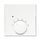 Kryt termostatu pre kúrenie/chladenie, Future® linear, zamatová biela
