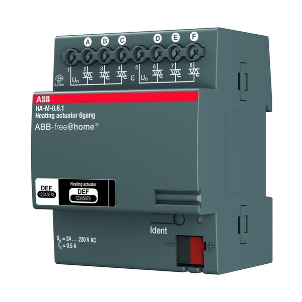 Člen akčný kúrenia 6 násobný, radový,