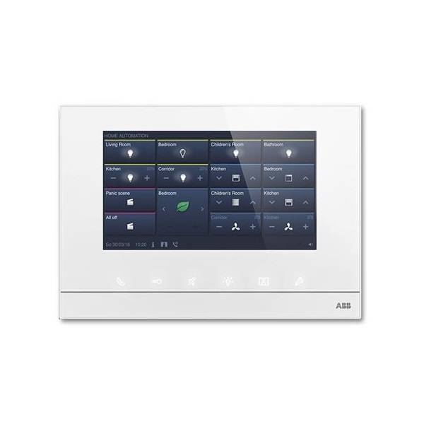 Panel dotykový s displejom 7", biela