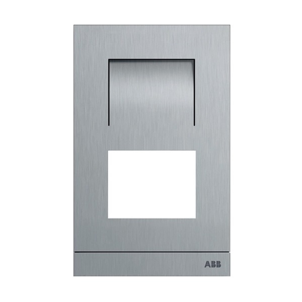 Tablo tlačidlové audio, pre 1 tlačidlový modul, ušľachtilá oceľ