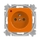 Zásuvka jednonásobná s ochranným kolíkom, s clonkami, s ochranou pred prepätím, Reflex SI, oranžová