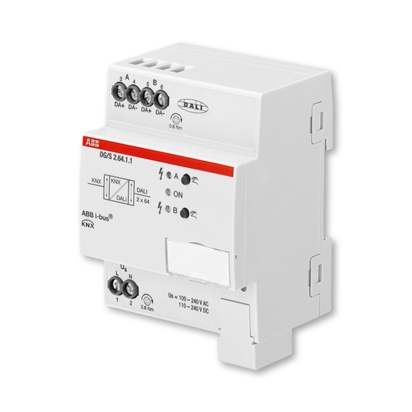 Rozhranie KNX/DALI Basic 2 násobné, radové, 2 násobný