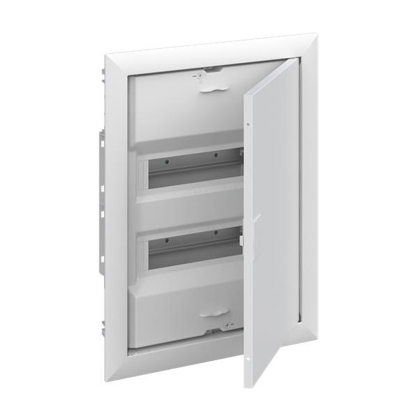 Rozvodnica zapustená UK600, IP 30, plechové plné dvere, 24 M