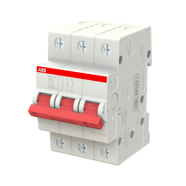 Odpínač SHD200, trojfázový, 25 A