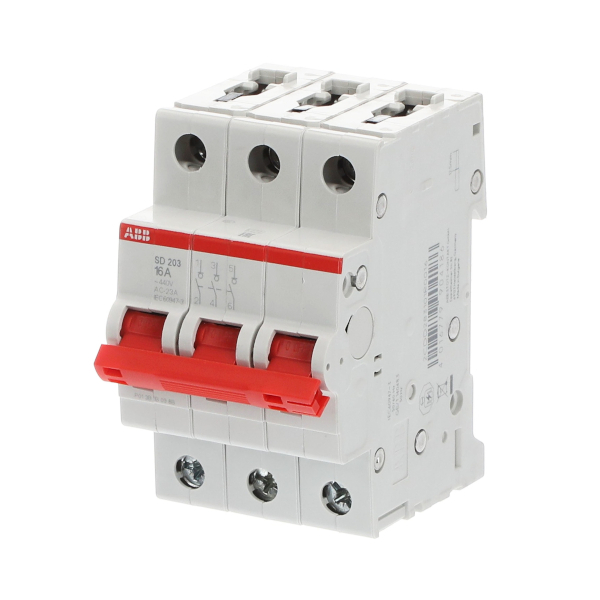 Odpínač SD200, trojfázový, 16 A