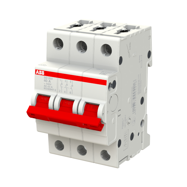 Odpínač SD200, trojfázový, 40 A