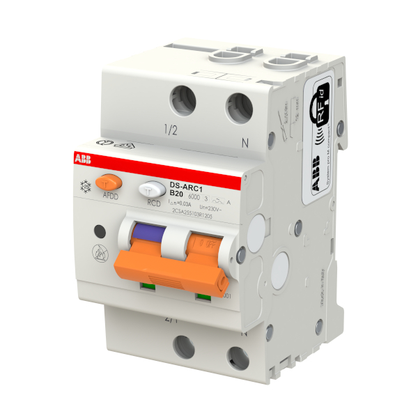 Oblúková ochrana AFDD s kombináciou istič/chránič, 20 A