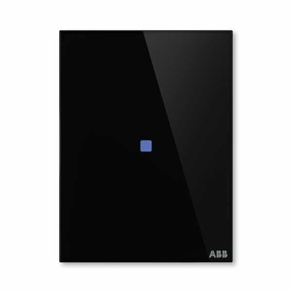Prvok ovládací dotykový 1-násobný, 86x115 mm, ABB-tacteo®, zapustený, čierna