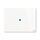 Prvok ovládací dotykový 1-násobný, 115x86 mm, ABB-tacteo®, zapustený, biela