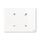 Termostat priestorový dotykový, 115x86 mm, ABB-tacteo®, zapustený, biela