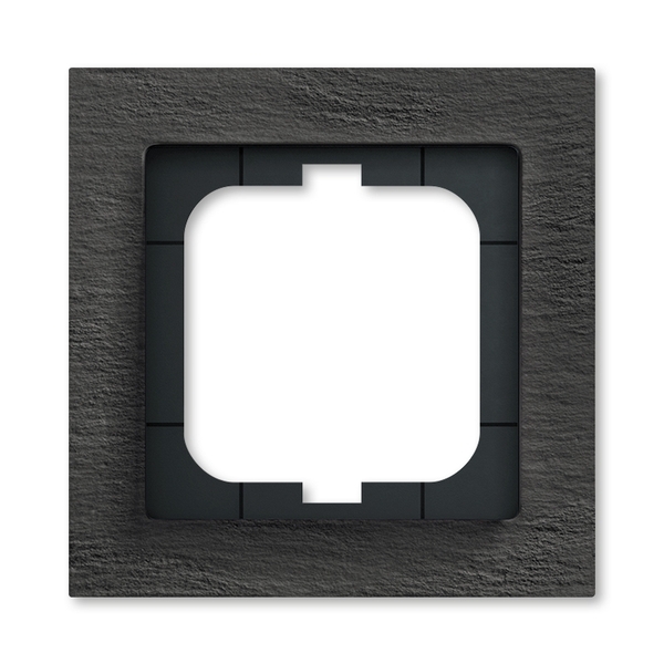 Rámček pre elektroinštalačné prístroje, jednonásobný, bridlica