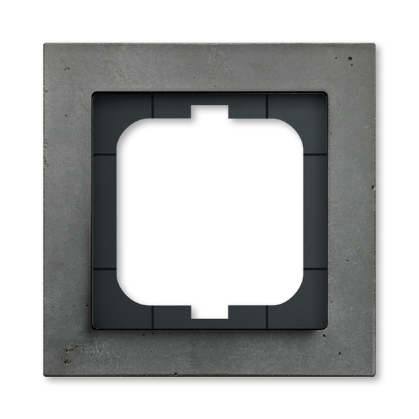 Rámček pre elektroinštalačné prístroje, jednonásobný, betón
