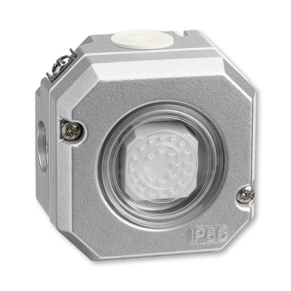 Ovládač zapínací IP 66, strieborná