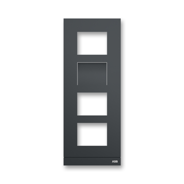 Kryt VIDEO tabla, veľkosť 1/4 (135 mm), antracitová, antracitová (RAL7016)