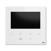 Videotelefón domový 4,3", Wi-Fi, s indukčnou slučkou, nástenný, biela / s indukčnou slučkou