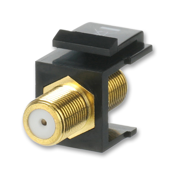 F-konektor (keystone), čierna