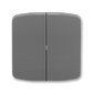 Kryt delený pre smart switch, dymová šedá