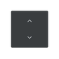Kryt 1-násobný pre SMART switch žalúzia, antracitová
