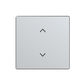 Kryt 1-násobný pre SMART switch žalúzia, ušľachtilá oceľ