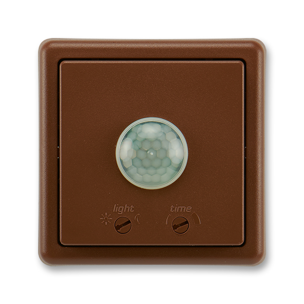 Spínač automatický so snímačom pohybu, Classic, hnedá