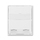 Kryt zásuvky ISDN s 2 otvormi, Element®, Time®, biela / biela