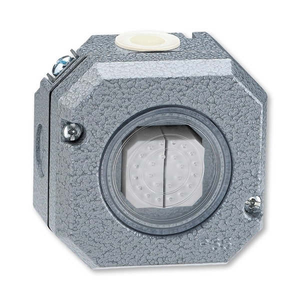 Prepínač striedavý dvojitý IP 66, Garant, šedá