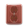 Zásuvka dvojnásobná s ochrannými kontaktmi (podľa DIN), s clonkami, Tango®, vresová červená
