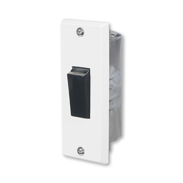 Ovládač zapínací zárubňový, biela